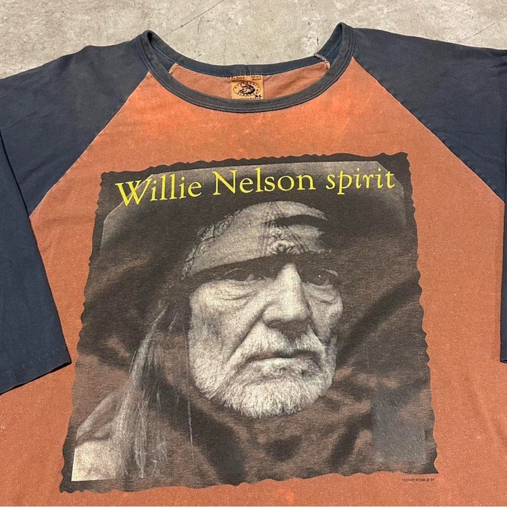 Willie Nelson 2007 Spirit Tour Raglan Tee